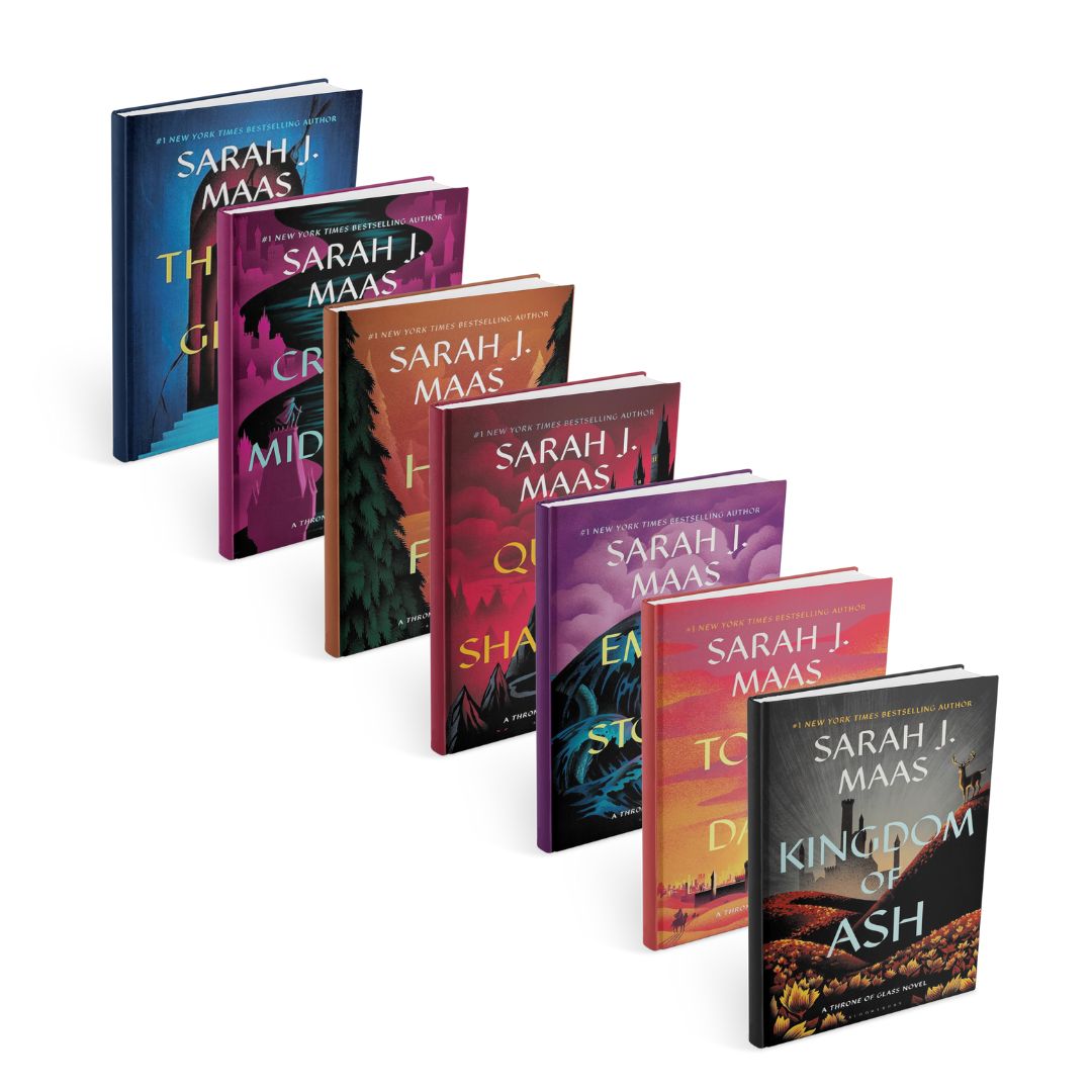 One of the best romantic fantasy series - Throne of Glass by Sarah J Maas.