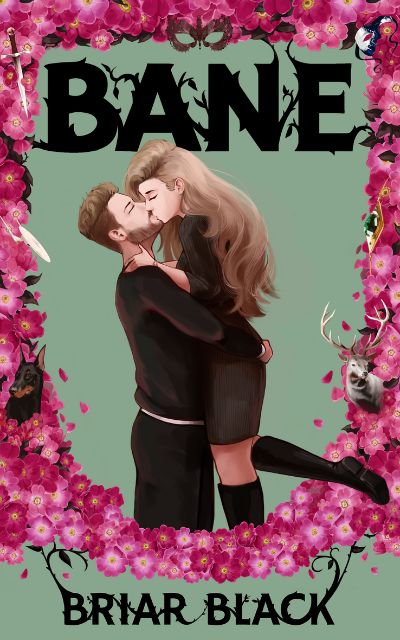 Front cover image for Bane by Briar Black, an Enemies to Lovers Mystery Romance novel.